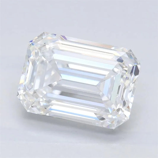 1.66ct Emerald Lab Grown Diamond (Colour D, Clarity IF, IGI Certified)