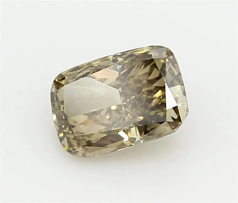 1.67ct Cushion modified Lab Grown Diamond (Colour Fancy Yellowish Gray, Clarity VVS2, IGI Certified)
