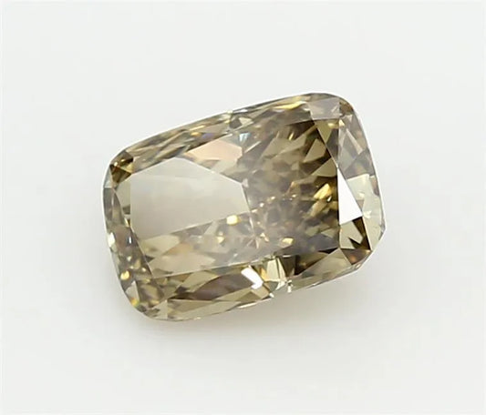 1.67ct Cushion modified Lab Grown Diamond (Colour Fancy Yellowish Gray, Clarity VVS2, IGI Certified)