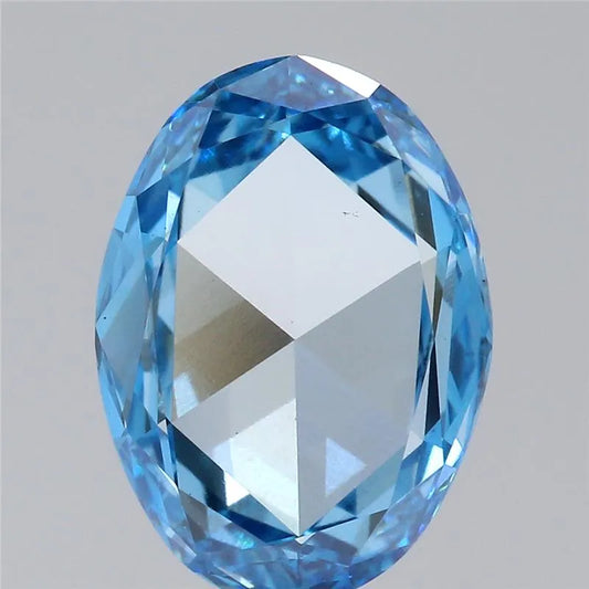 1.70ct Rose Lab Grown Diamond (Colour Fancy Intense Blue, Clarity VS1, IGI Certified)