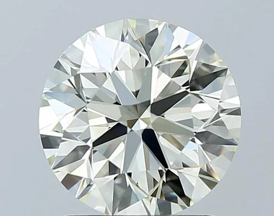 1.70ct Round Natural Diamond (Colour K, Clarity IF, Cut EX, IGI Certified)