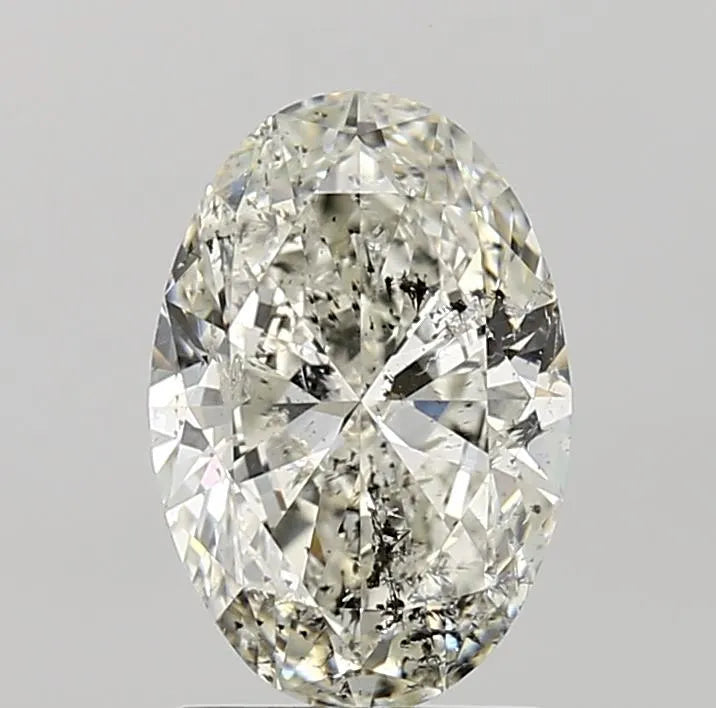 1.71ct Oval Natural Diamond (Colour H, Clarity I1, Cut VG, IGI Certified)