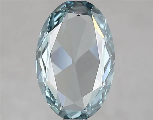 1.76ct Rose Lab Grown Diamond (Colour Fancy Intense Green Blue, Clarity VVS2, IGI Certified)