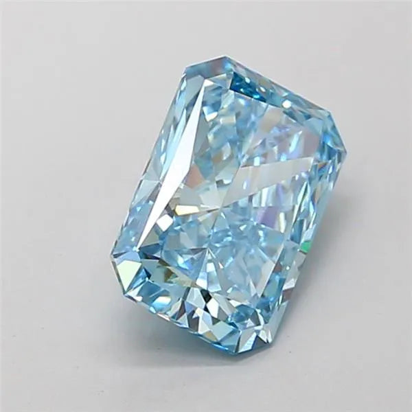 1.82ct Radiant Lab Grown Diamond (Colour Fancy Vivid Blue, Clarity VVS2, IGI Certified)