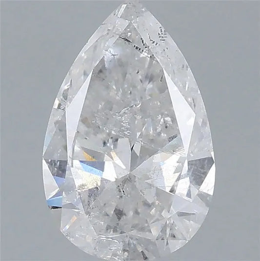 1.84ct Pear Natural Diamond (Colour F, Clarity I1, Cut VG, IGI Certified)