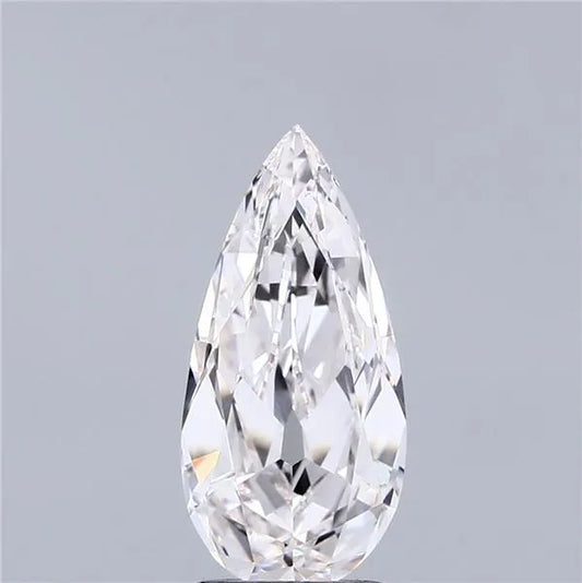 1.85ct Pear Lab Grown Diamond (Colour F, Clarity VVS2, IGI Certified)