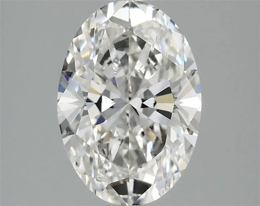 1.88ct Oval Lab Grown Diamond (Colour F, Clarity VVS2, IGI Certified)
