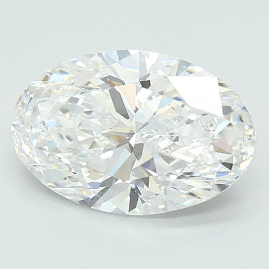 1.90ct Oval Lab Grown Diamond (Colour D, Clarity VS2, IGI Certified)