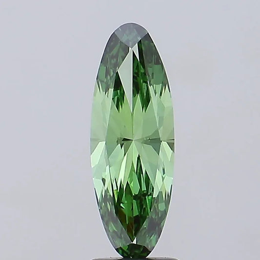 1.94ct Oval Lab Grown Diamond (Colour Fancy Vivid Green, Clarity VVS2, IGI Certified)