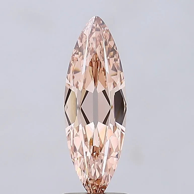 1.98ct Oval Lab Grown Diamond (Colour Fancy Light Brown, Clarity VS1, IGI Certified)
