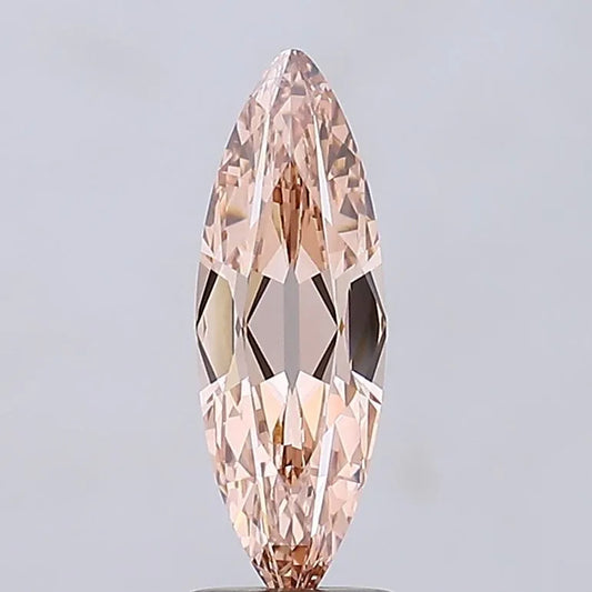 1.98ct Oval Lab Grown Diamond (Colour Fancy Light Brown, Clarity VS1, IGI Certified)