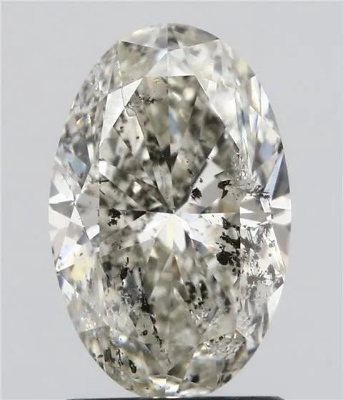 1.50ct Oval Natural Diamond (Colour I, Clarity I1, Cut VG, IGI Certified)