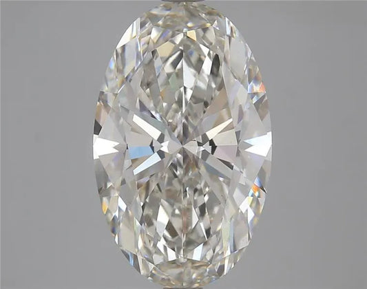 5.10ct Oval Lab Grown Diamond (Colour I, Clarity VS2, IGI Certified)