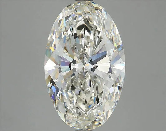 5.09ct Oval Lab Grown Diamond (Colour I, Clarity VS2, IGI Certified)