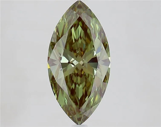 2.90ct Marquise Lab Grown Diamond (Colour Fancy Intense Green, Clarity VS1, IGI Certified)