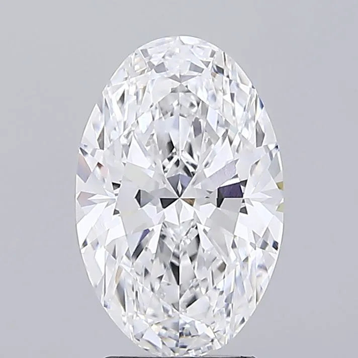 3.06ct Oval Lab Grown Diamond (Colour D, Clarity VVS2, IGI Certified)