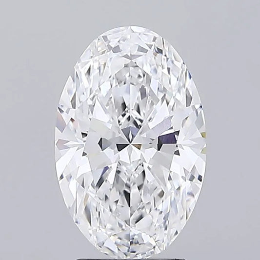 3.06ct Oval Lab Grown Diamond (Colour D, Clarity VVS2, IGI Certified)