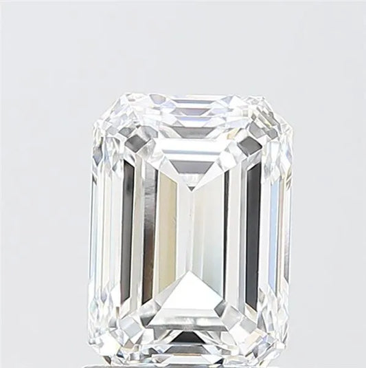 2.00ct Emerald Lab Grown Diamond (Colour D, Clarity VVS1, IGI Certified)