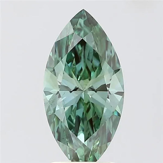2.00ct Marquise Lab Grown Diamond (Colour Fancy Vivid Green, Clarity VS2, IGI Certified)