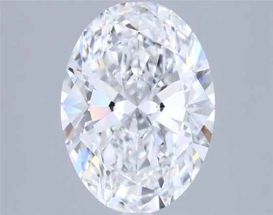 2.00ct Oval Lab Grown Diamond (Colour D, Clarity VVS2, IGI Certified)