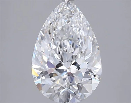 2.00ct Pear Lab Grown Diamond (Colour D, Clarity VVS2, IGI Certified)