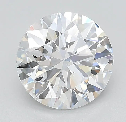 2.00ct Round Lab Grown Diamond (Colour D, Clarity VVS1, Cut ID, IGI Certified)
