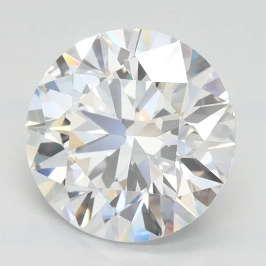 2.00ct Round Lab Grown Diamond (Colour D, Clarity VVS1, Cut ID, IGI Certified)