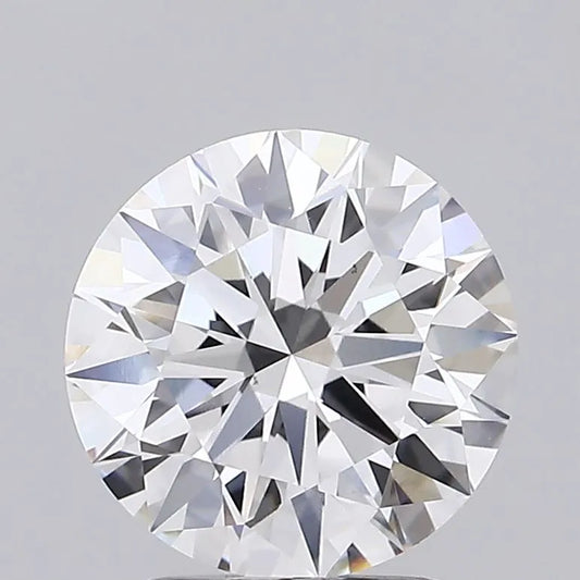 2.00ct Round Lab Grown Diamond (Colour E, Clarity VVS2, Cut ID, IGI Certified)