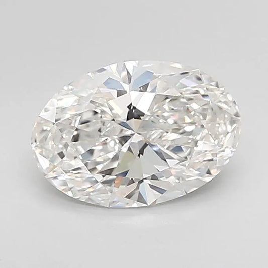 2.01ct Oval Lab Grown Diamond (Colour E, Clarity VS2, IGI Certified)