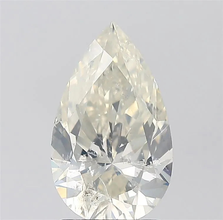 2.01ct Pear Natural Diamond (Colour J, Clarity I1, Cut VG, IGI Certified)