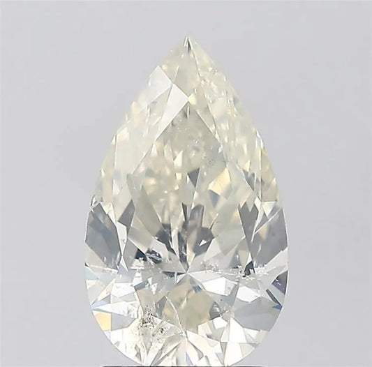 2.01ct Pear Natural Diamond (Colour J, Clarity I1, Cut VG, IGI Certified)