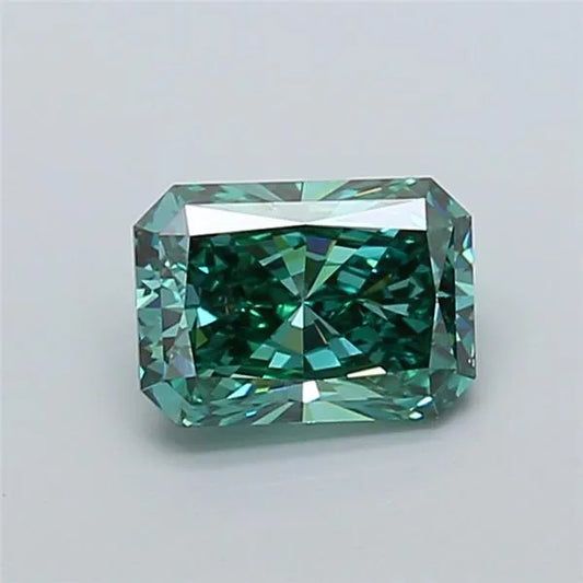 2.01ct Radiant Lab Grown Diamond (Colour Fancy Vivid Green, Clarity VS1, IGI Certified)