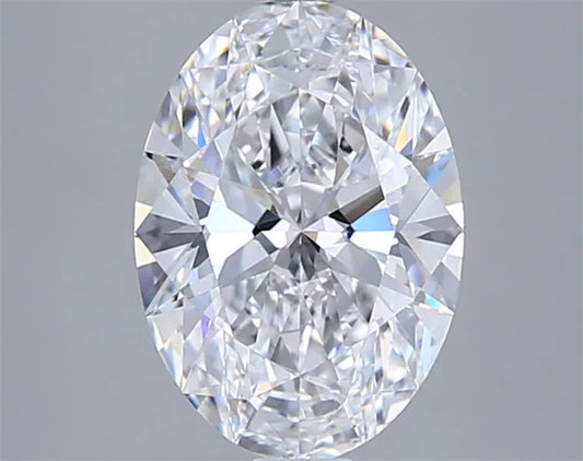2.02ct Oval Lab Grown Diamond (Colour D, Clarity VVS1, IGI Certified)
