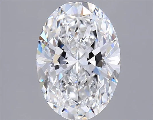 2.02ct Oval Lab Grown Diamond (Colour E, Clarity VVS1, IGI Certified)