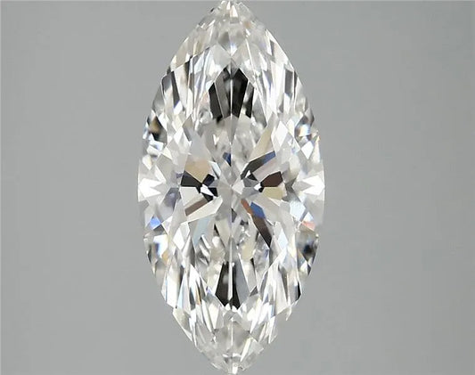 2.03ct Marquise Lab Grown Diamond (Colour F, Clarity VVS2, IGI Certified)