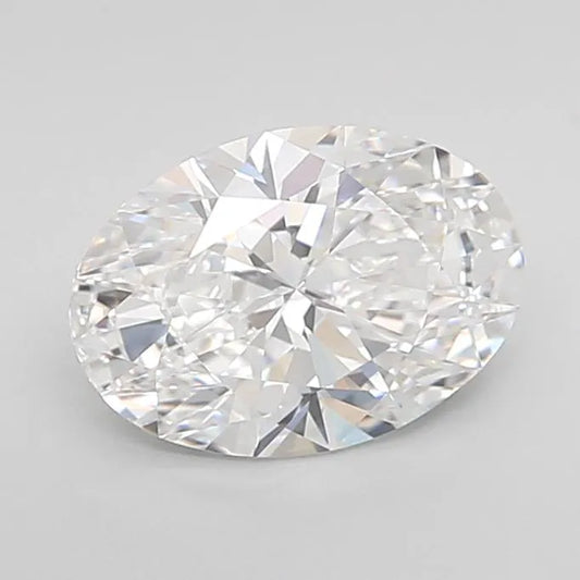 2.04ct Oval Lab Grown Diamond (Colour E, Clarity VVS2, IGI Certified)