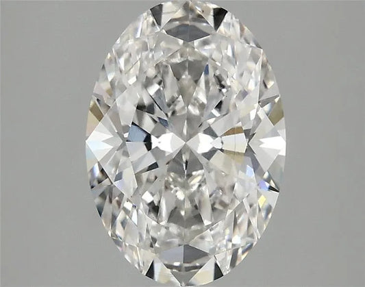 2.04ct Oval Lab Grown Diamond (Colour G, Clarity VS2, IGI Certified)