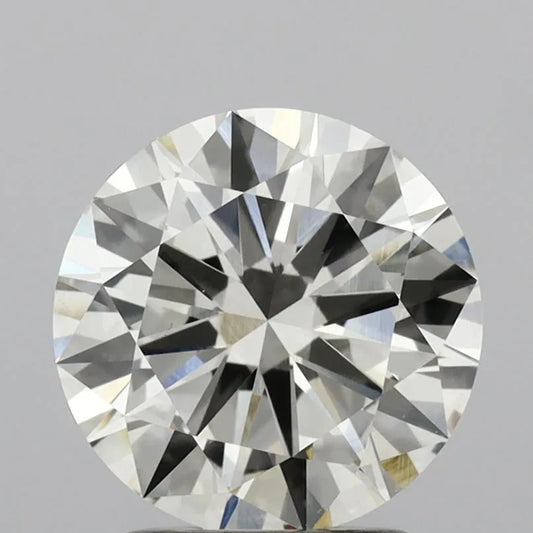 2.06ct Round Lab Grown Diamond (Colour J, Clarity VVS1, Cut EX, IGI Certified)