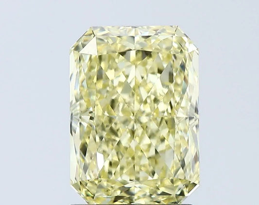 2.08ct Radiant Lab Grown Diamond (Colour Fancy Intense Yellow, Clarity VVS2, IGI Certified)