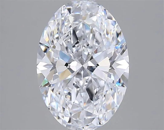 2.09ct Oval Lab Grown Diamond (Colour D, Clarity VVS1, IGI Certified)