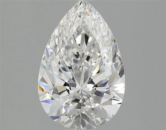 2.09ct Pear Lab Grown Diamond (Colour E, Clarity VS1, IGI Certified)