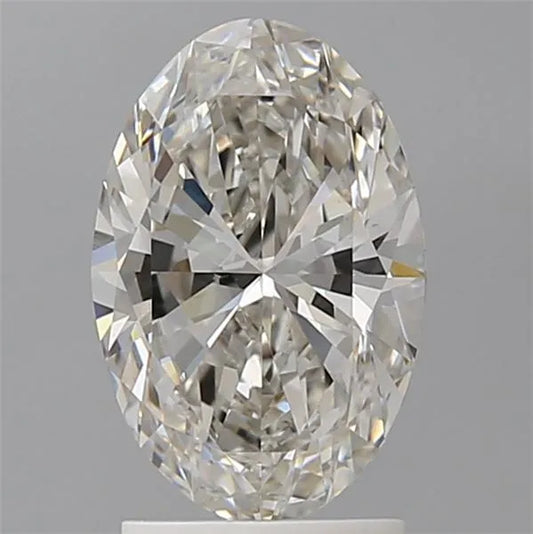 2.10ct Oval Lab Grown Diamond (Colour G, Clarity VVS2, IGI Certified)