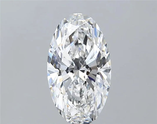 2.20ct Oval Lab Grown Diamond (Colour D, Clarity VVS2, IGI Certified)