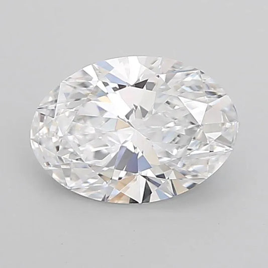 2.28ct Oval Lab Grown Diamond (Colour D, Clarity IF, Cut EX, IGI Certified)