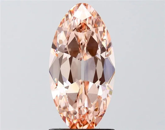 2.28ct Oval Lab Grown Diamond (Colour Fancy Intense Pink, Clarity VVS2, IGI Certified)