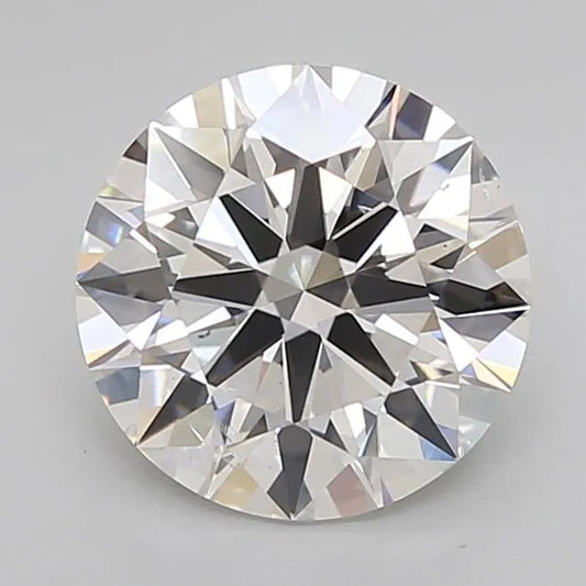 2.30ct Round Lab Grown Diamond (Colour F, Clarity SI1, Cut ID, IGI Certified)