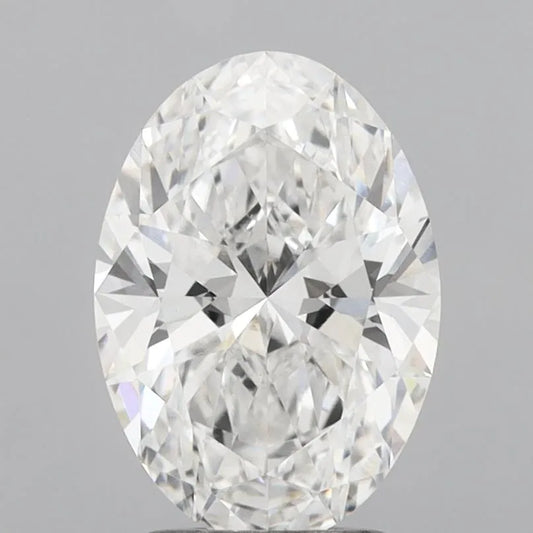 2.44ct Oval Lab Grown Diamond (Colour F, Clarity VVS2, IGI Certified)