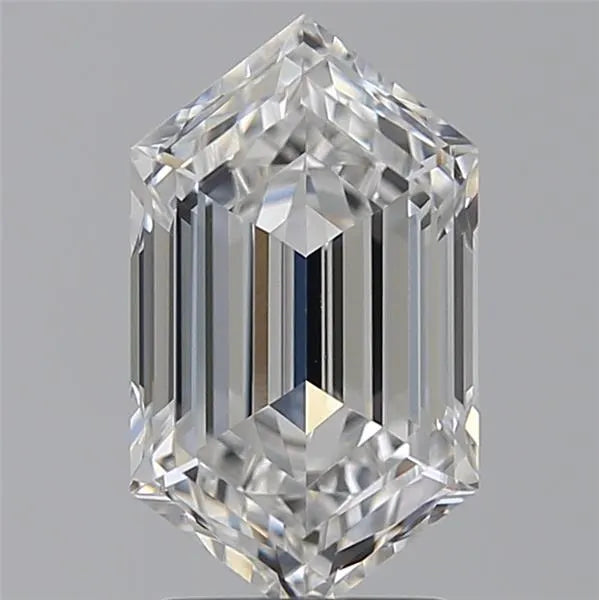 2.49ct Hexagonal Lab Grown Diamond (Colour E, Clarity VVS1, IGI Certified)