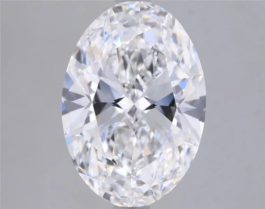 2.50ct Oval Lab Grown Diamond (Colour E, Clarity VVS2, IGI Certified)