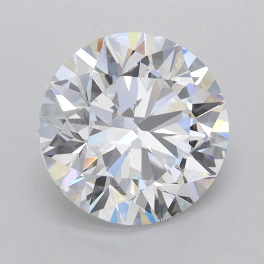 2.50ct Round Lab Grown Diamond (Colour D, Clarity VVS1, Cut ID, IGI Certified)